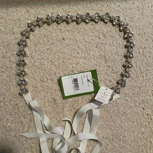 Kate Spade crystal and gold bridal belt